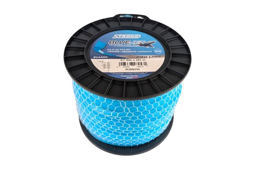 Strong Blue Jet Brush Cutter Line - Ø 2.7 mm - Square - 2 kg Spool