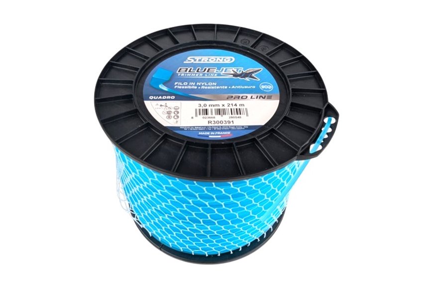 Strong Blue Jet Brush Cutter Line - Ø 3 mm - Square - 2 kg Spool