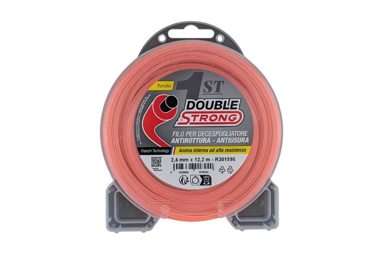 Double Strong Brush Cutter Line - Ø 2.4 mm x 12.2 m - Valve