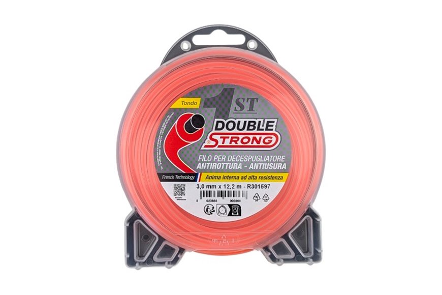 Double Strong Brush Cutter Line - Ø 3 mm x 12.2 m - Round - Valve