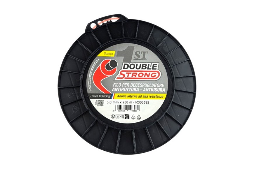 Fil pour débroussailleuse Double Strong - Ø 3 mm - Rond - Bobine de 2 kg