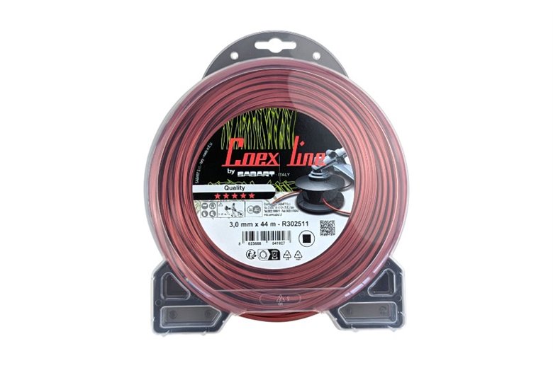 Coex Line Brush Cutter Line - Ø 3 mm x 41 m - Square - Valva