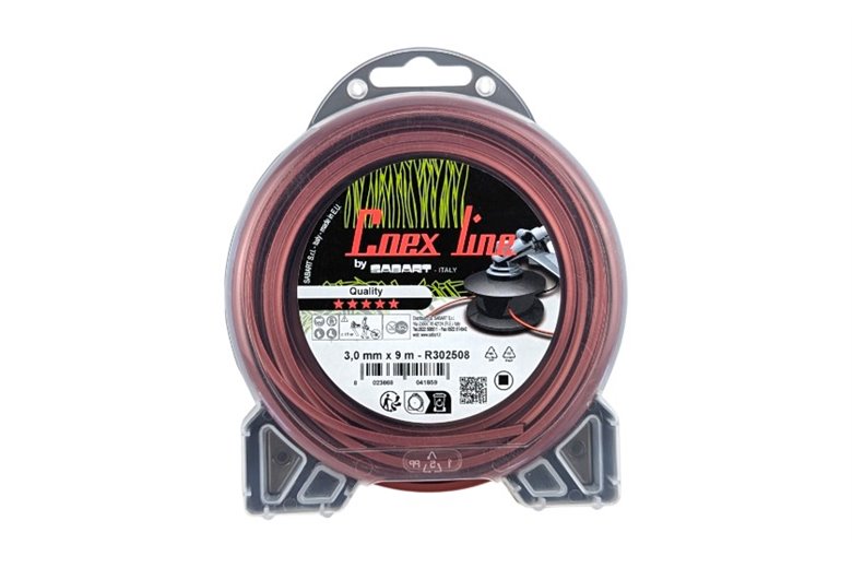Coex Line Brush Cutter Line - Ø 3 mm x 9 m - Square - Spool