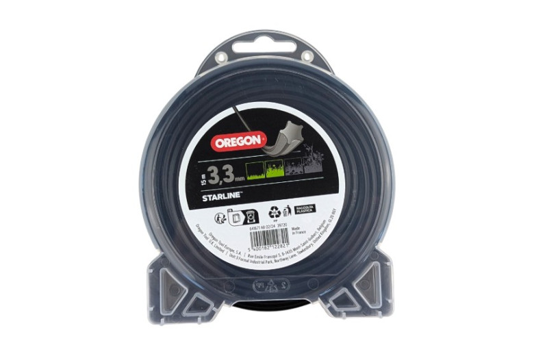 Oregon Starline Brush Cutter Line - Ø 3.3 mm x 15 m - Valve