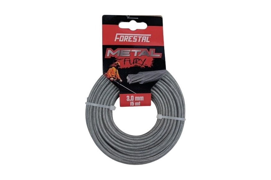 Hilo para desbrozadora con núcleo metálico 3 mm x 15 m