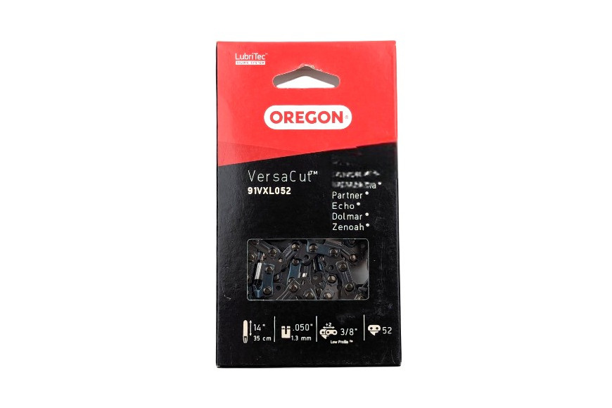 Oregon 91VXL Chain, 3/8“ Pitch, Low Profile, 1.3” Thickness, Round Tooth - 52 Links