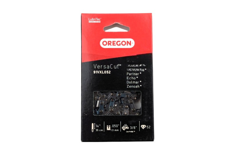 Oregon 91VXL Chain, 3/8“ Pitch, Low Profile, 1.3” Thickness, Round Tooth - 52 Links