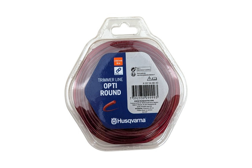 Husqvarna Opti Rundtrimmerfaden – 3,0 mm x 10 m