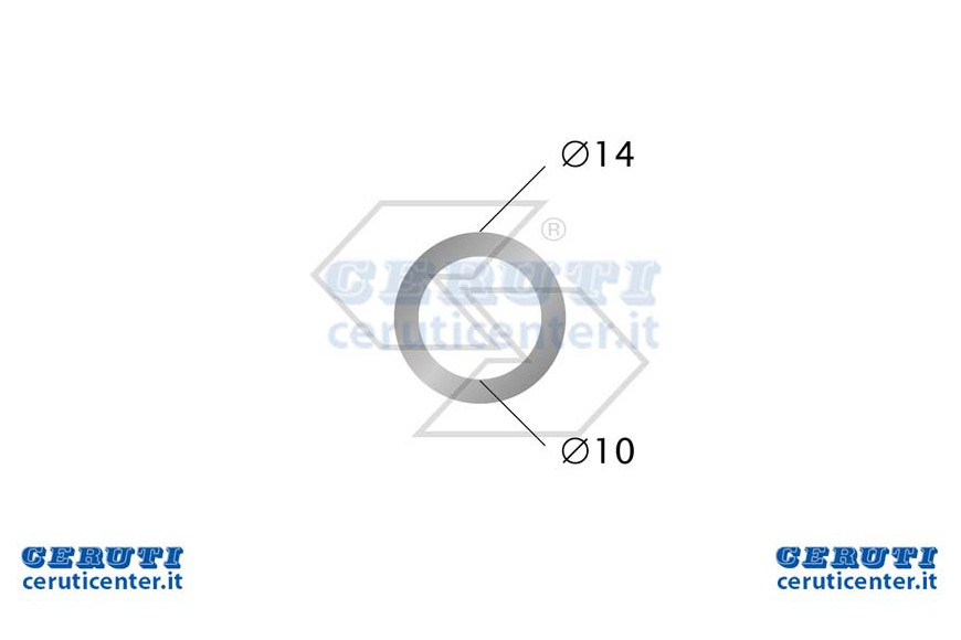 Washer Aluminium Ø 10X14