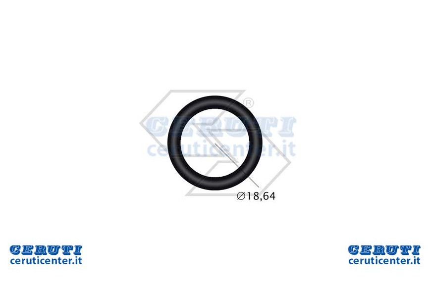O-Ring Ø 18,64 pouces - Section 3.53