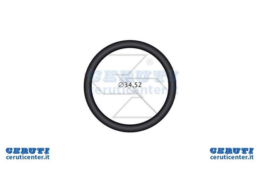 O-Ring Ø 34,52 Zoll - Abschnitt 3.53