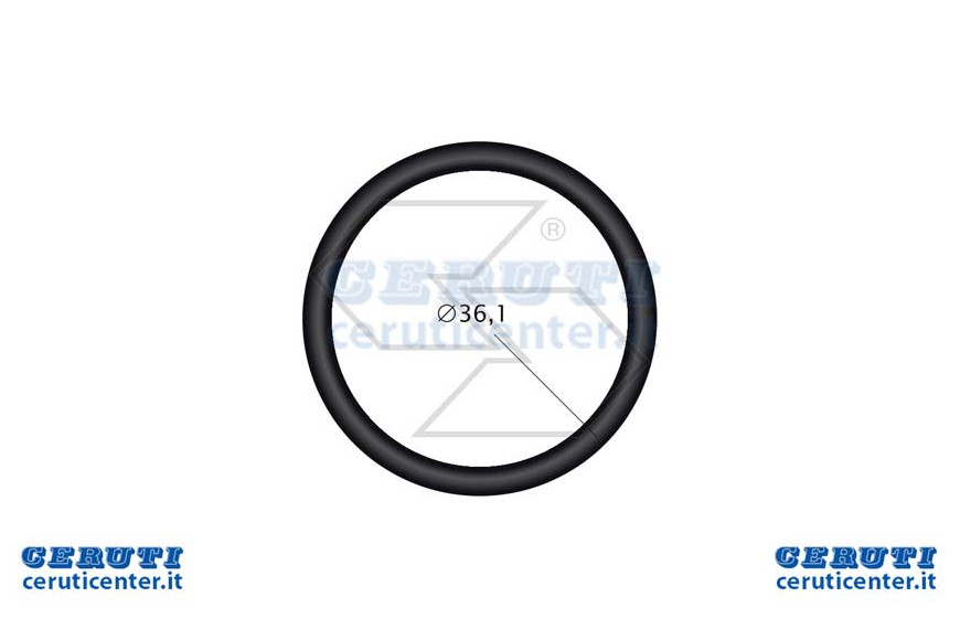O-Ring Ø 36.10 inches - Section 3.53