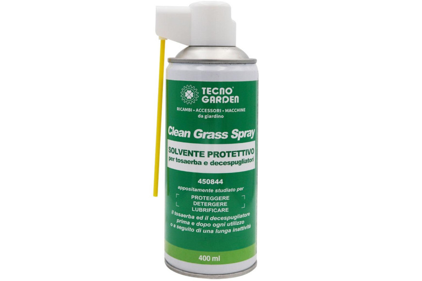 Clean Grass Spray – Schutzmittel und Lösungsmittel für Rasenmäher und Freischneider, 400 ml