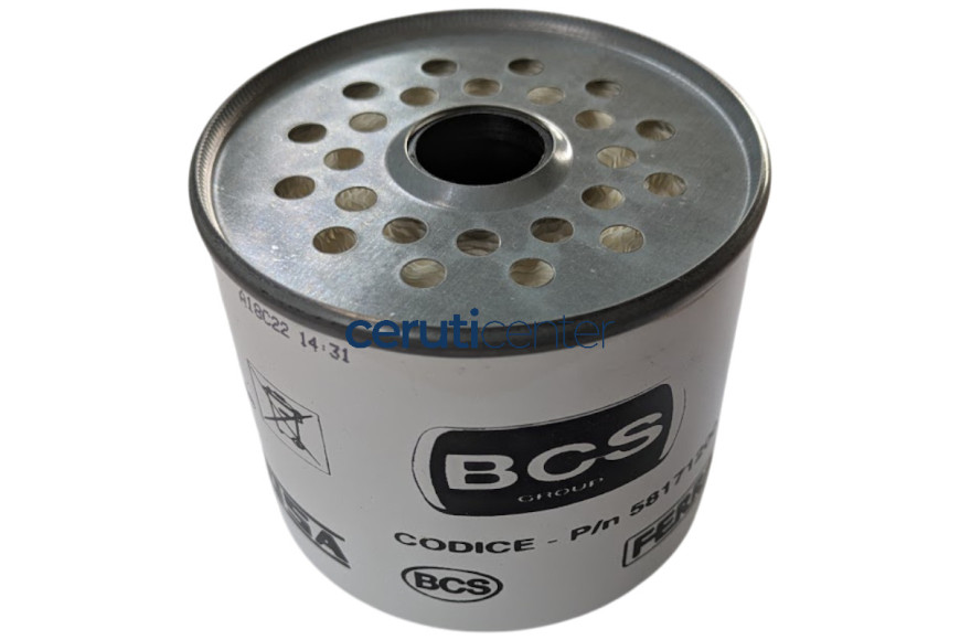 Elemento Filtro Combustible - BCS Original - 58171200