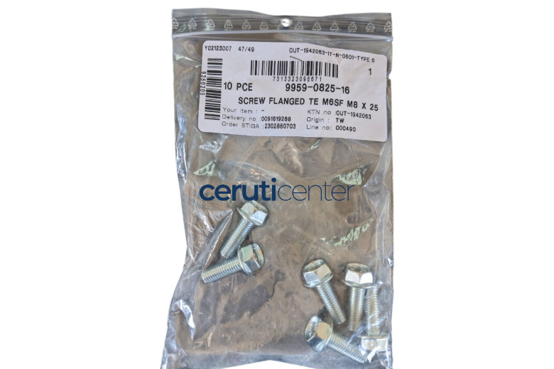 Vite Te M6Sf M8X25 Flangiata - Originale Stiga - 9959-0825-16