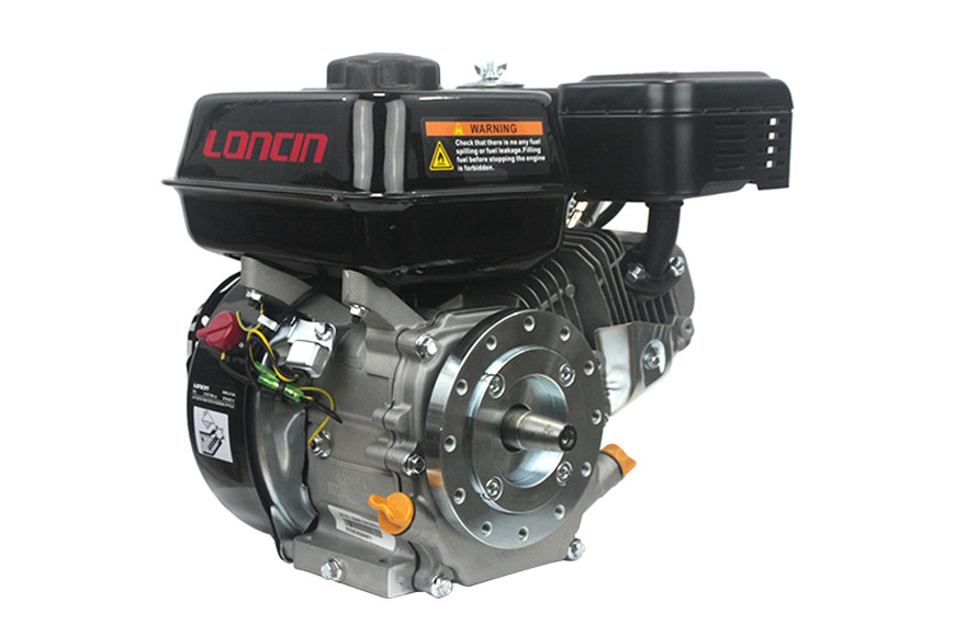Motor Loncin G210 con eje cónico horizontal de 18/23 x 30 mm