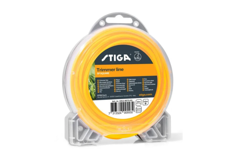 Trimmer Line 15 M Ø 3,0 Mm Sp Square - 1911-9272-01 - Originale Stiga
