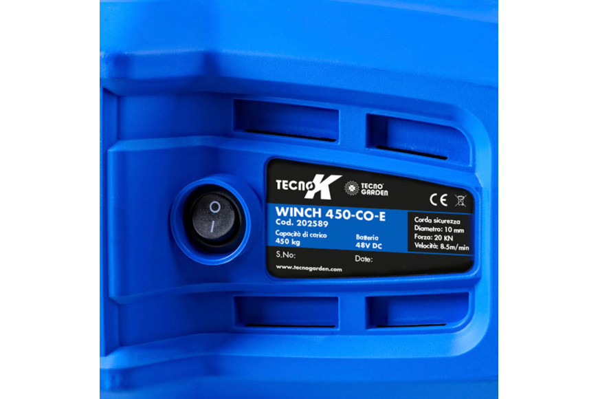 Verricello TecnoK Winch 450-CO-E