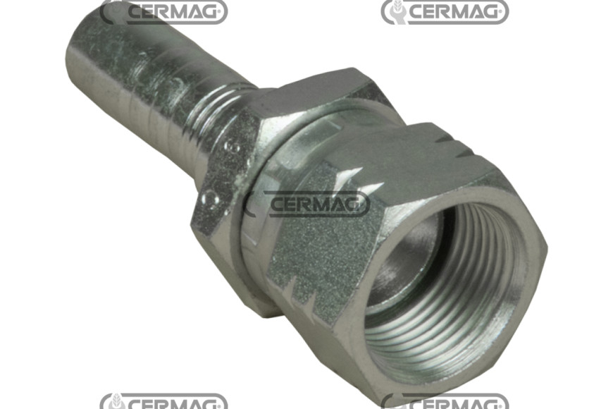 Raccord Femelle Droit - Série Komatsu Diamètre Du Tuyau 1" 1/2 - Filetage 38 Mm M42X1.5 - Réf. 82595