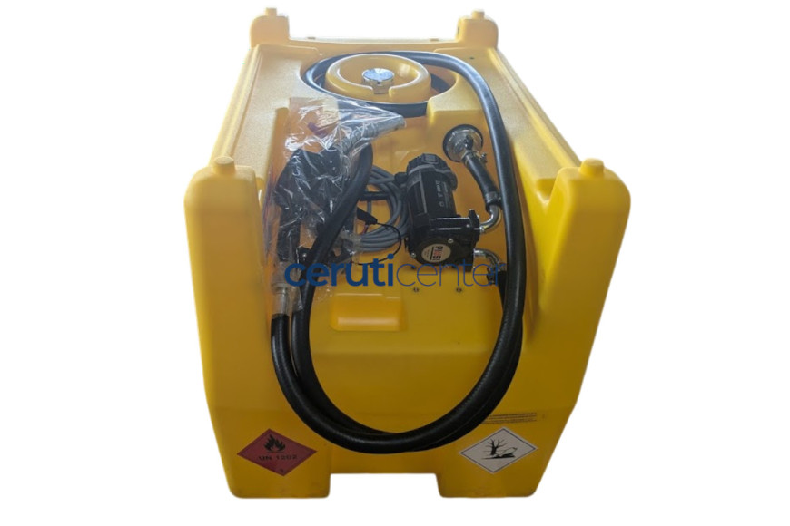 Depósito 220Lt Con Bomba 12 Voltios - Bomba Eléctrica Con Depósito Para Transporte Diesel Voltaje 12 V Capacidad 220 L - Ref. 20