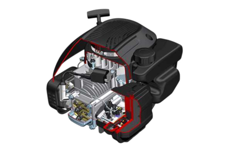 Complete Engine ST 120 123 cc for Lawnmowers - Original STIGA - 118552684/0