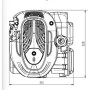 Complete Engine ST 140 140 cc for Lawnmower - Original STIGA - 118552685/0