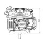 Complete Engine ST 170 166 cc for Lawnmowers - Original STIGA - 118552806/0