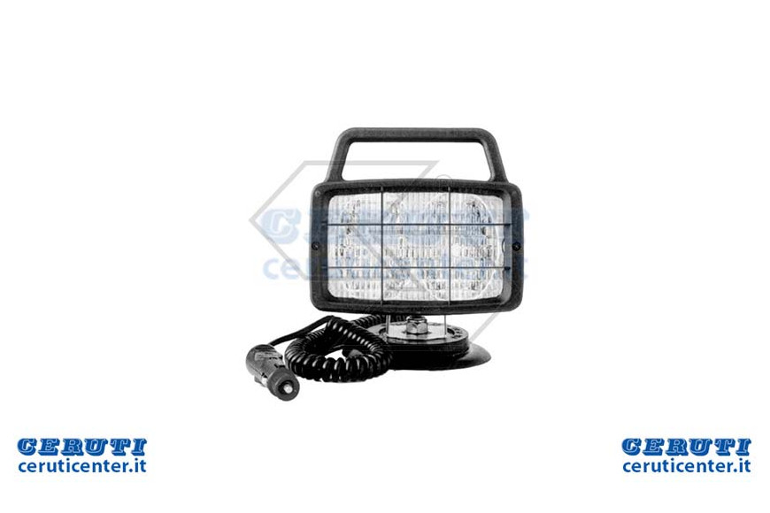 Proiettore Lav.Rett.Magnet.Bil.12V