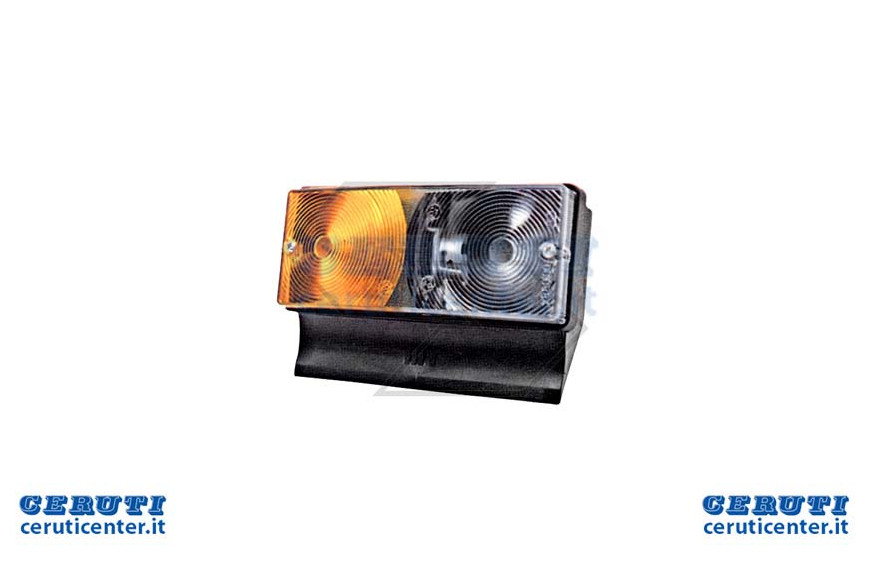 Headlight 45 Degrees Left 2 Lights