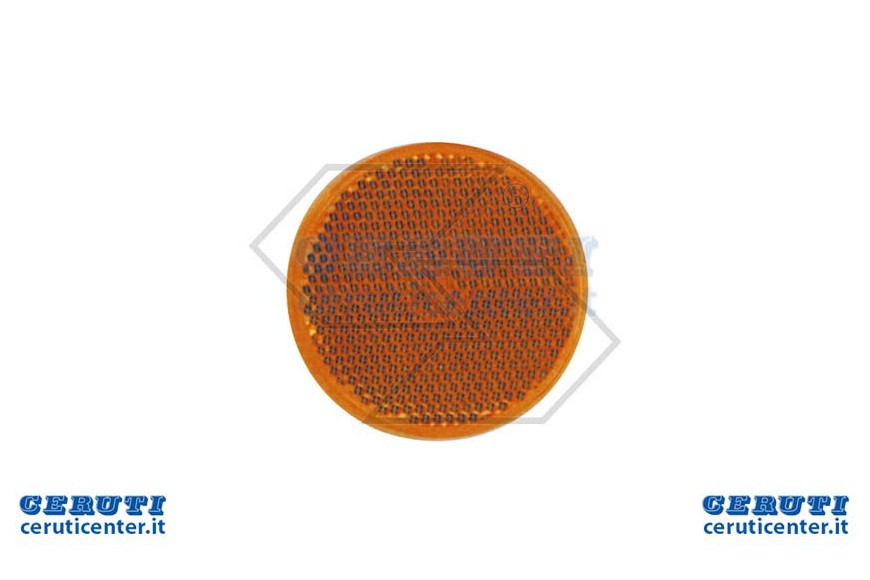 Catadiottro D.60 Arancio At. Vite
