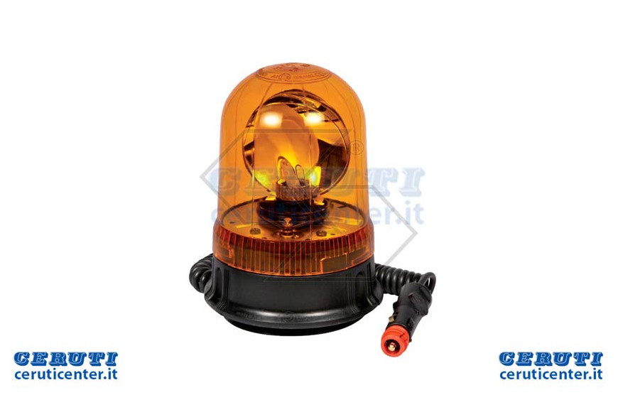 Girofaro Base Magn.Biv.12-24V Tr/Ci