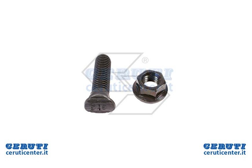 Ploughshare D.10X38C bolt / nut