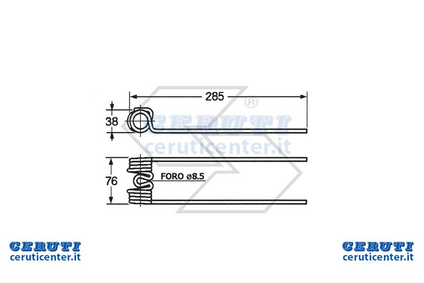 Frühling Rake BCS X D.8