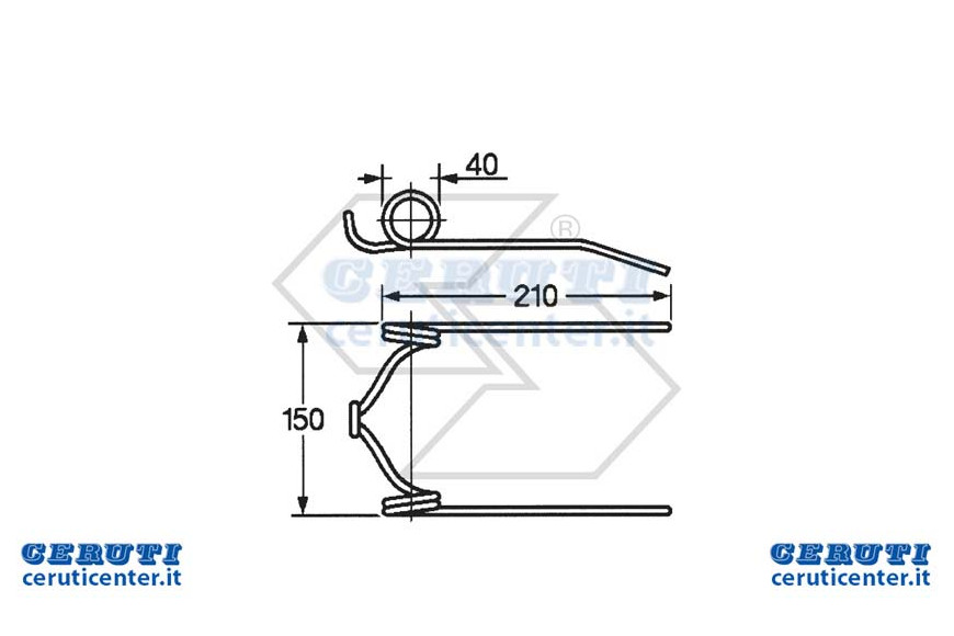 X Mietitr Springs. Laverda Piu 'Fold.