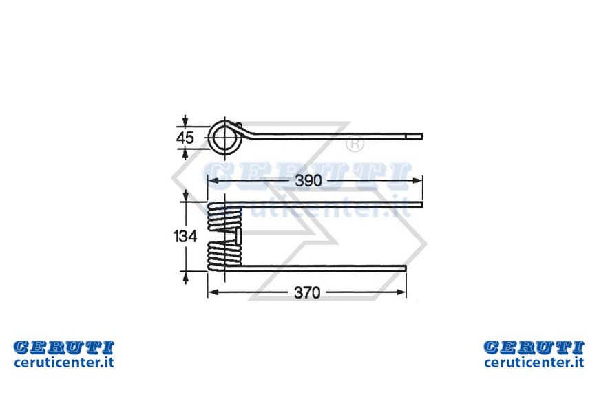 Walker Spring X Krone droit fil D.9,5