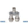 Getto Snodato Doppio 1/4 Npt Femm.