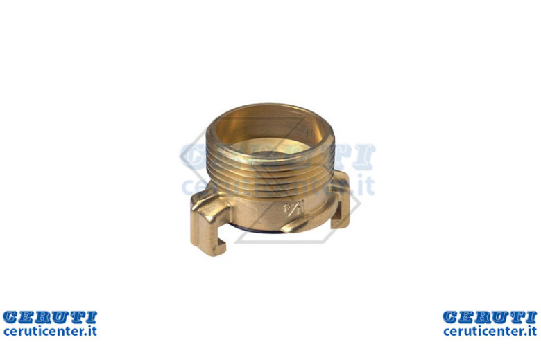 Attacco Rapido In Ottone Masc.3/8''
