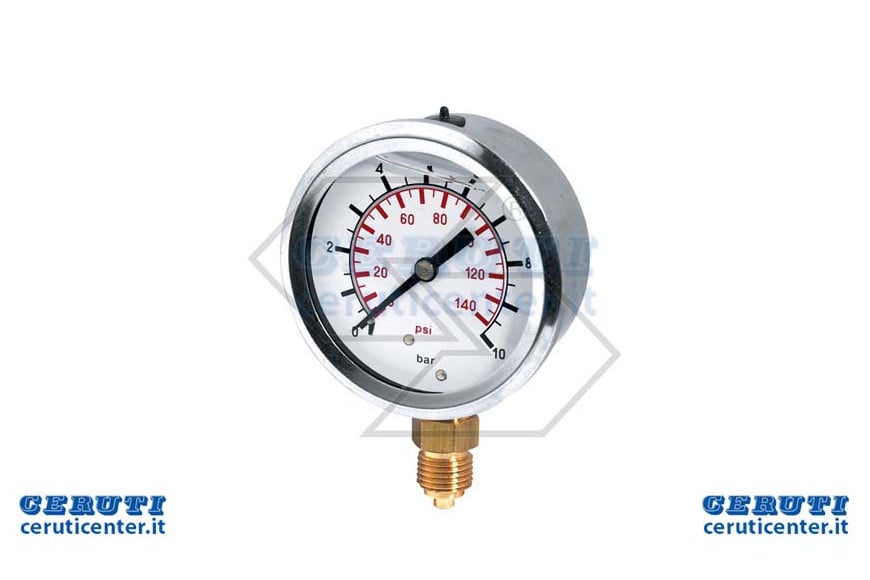 jauge Att.Rad. 0-6 D.63 Inox