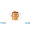 Brass Nipple 1''M X Compteur