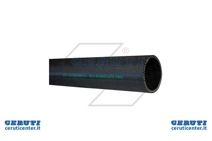 Tube plat plié Flatpomp / 20 D.120