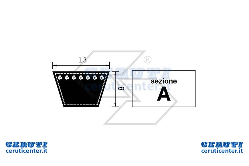 Strap Gummi Typ A41 1/2