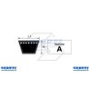 Cinghia In Gomma Tipo A68