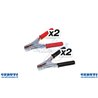 Kit 4 Pinze 2Ros+2Ner.400A.Cav.Batt