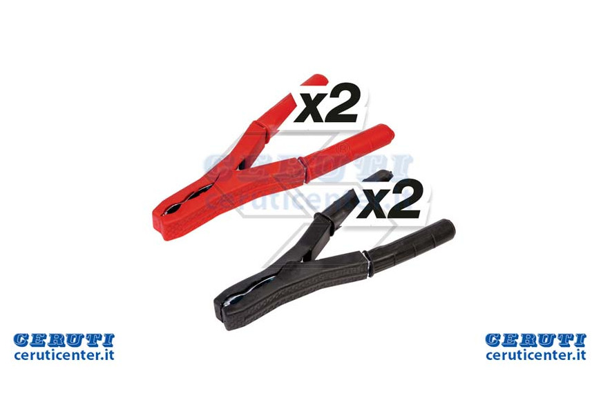Alicates Kit Cables Baterías 2R + 2N 150A