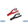 Pinces Kit Câbles Batteries 2R + 2N- 150A