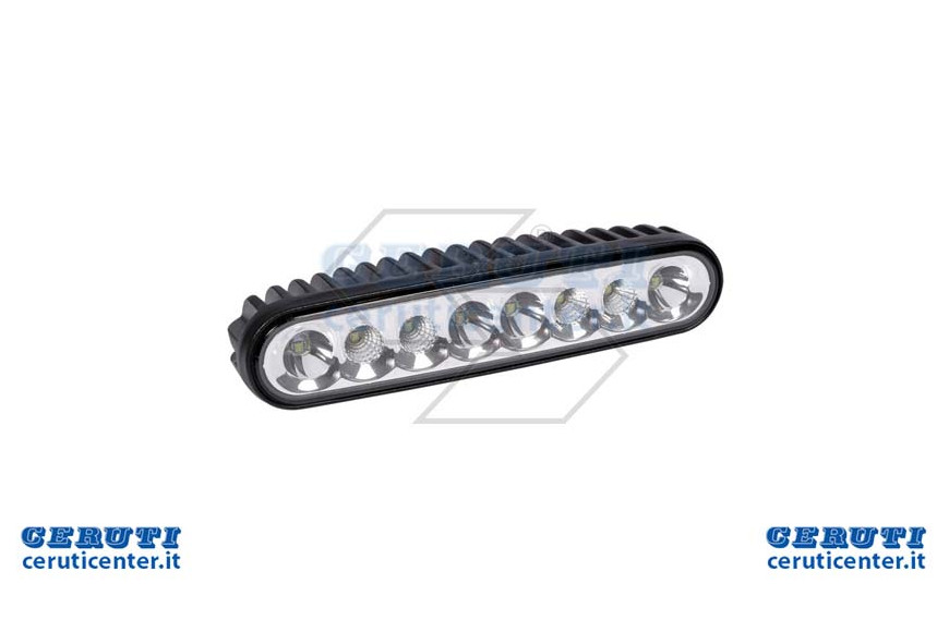 Faro travail 8LED 1Fil.12 / 24V 1300LM