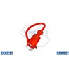 cap Prot.Inn.Rap. Fem.1 / 4 Rouge