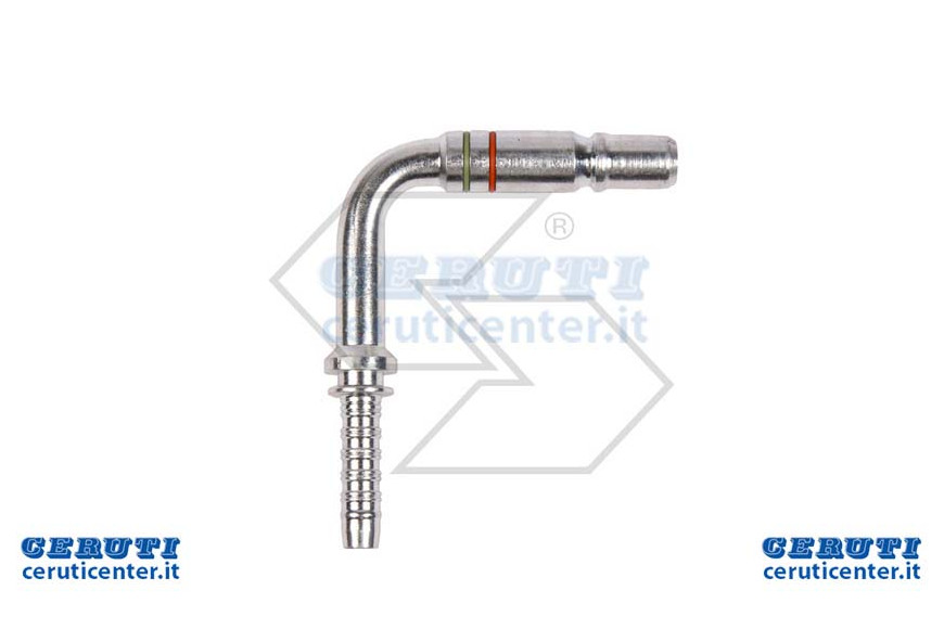 Ins.Cur.90 ° Conn.Rap.Tubo media