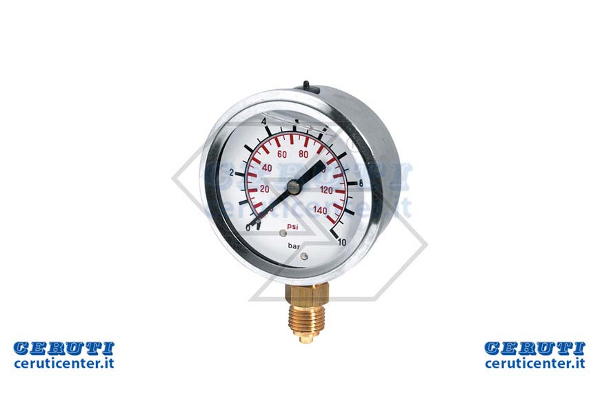 Manom.Gl.Att.Rad.0-4 D.63 Inox