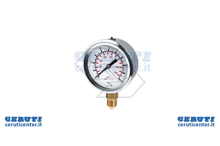 Manom.Gl.Att.Rad.0-6 D.63 Inox
